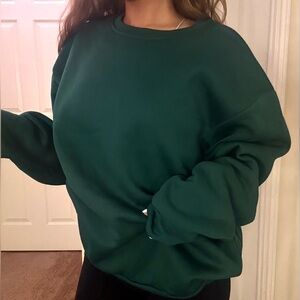 Cozy Green Sweatshirt